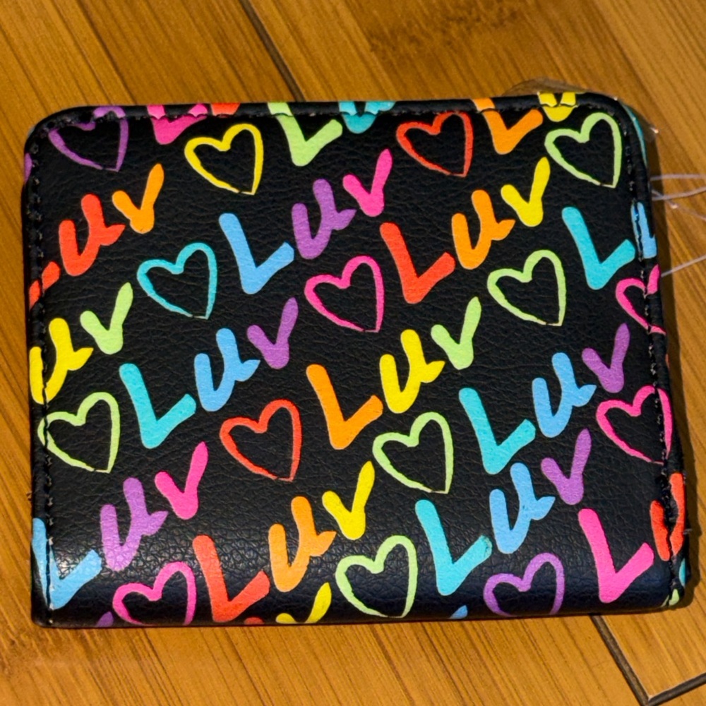 Luv Betsey Colorful Small Card Snap Wallet